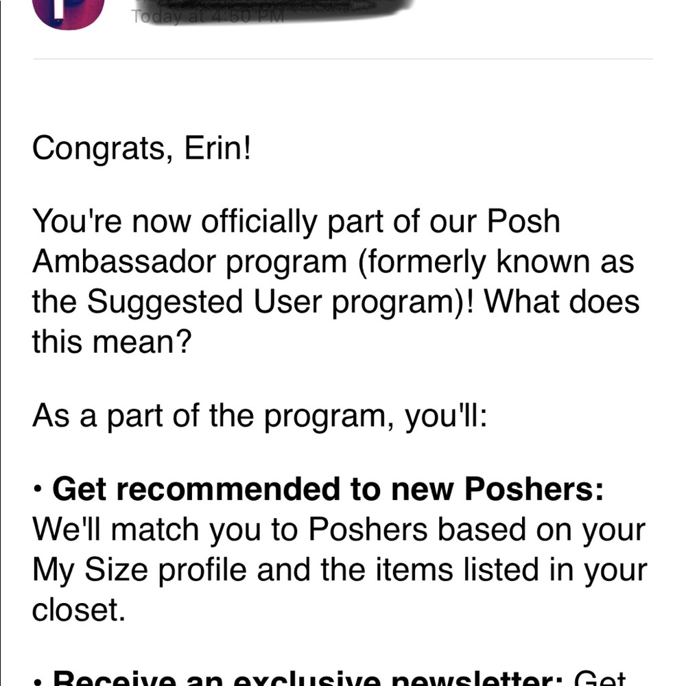 🌟⭐️🌟POSH AMBASSADOR⭐️🌟⭐️